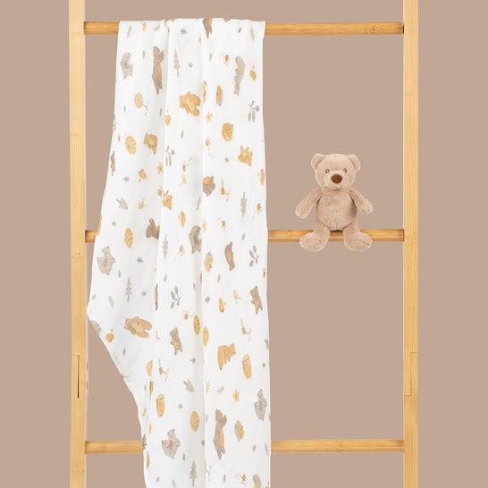 [リトルリネンカンパニー] ミニプラッシュトイ & おくるみセット