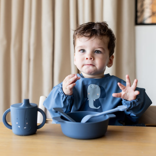 [trixie baby] 長袖 お食事エプロン