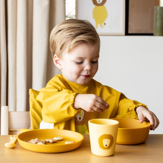 [trixie baby] 長袖 お食事エプロン