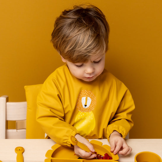 [trixie baby] 長袖 お食事エプロン