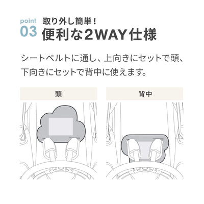 [エアバギー] 2WAYクールマット テクノファイン