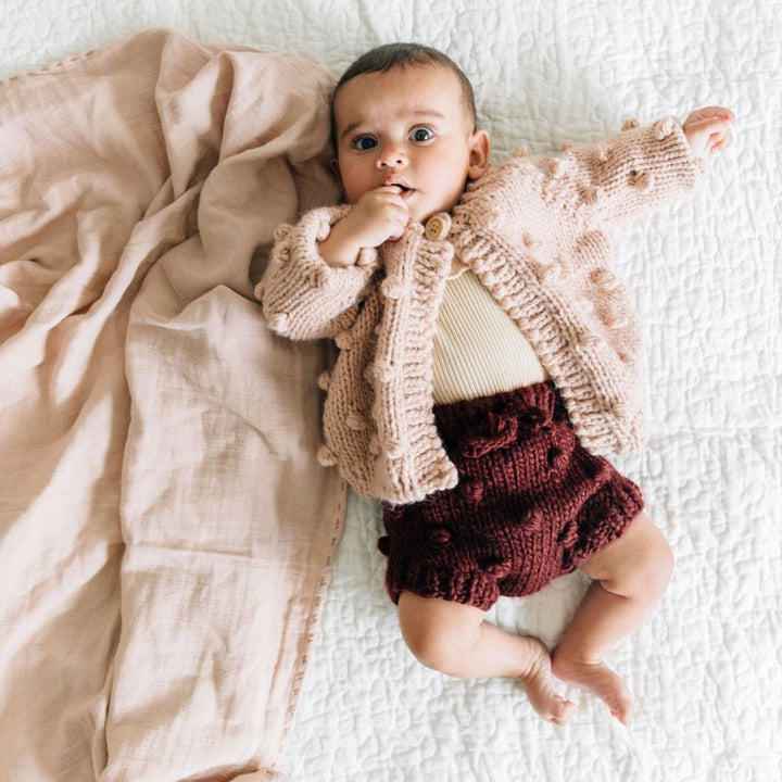 THE BLUEBERRY HILL 人気のポップコーンニット⭐︎新品未使用！ THE BLUEBERRY HILL - Popcorn Cardigan Cream |