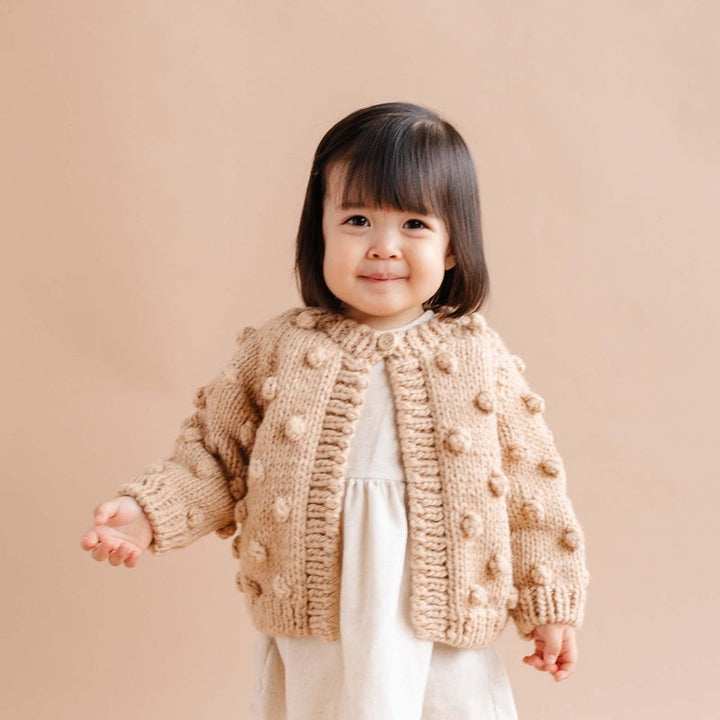 THE BLUEBERRY HILL 人気のポップコーンニット⭐︎新品未使用！ THE BLUEBERRY HILL - Popcorn Cardigan Cream |