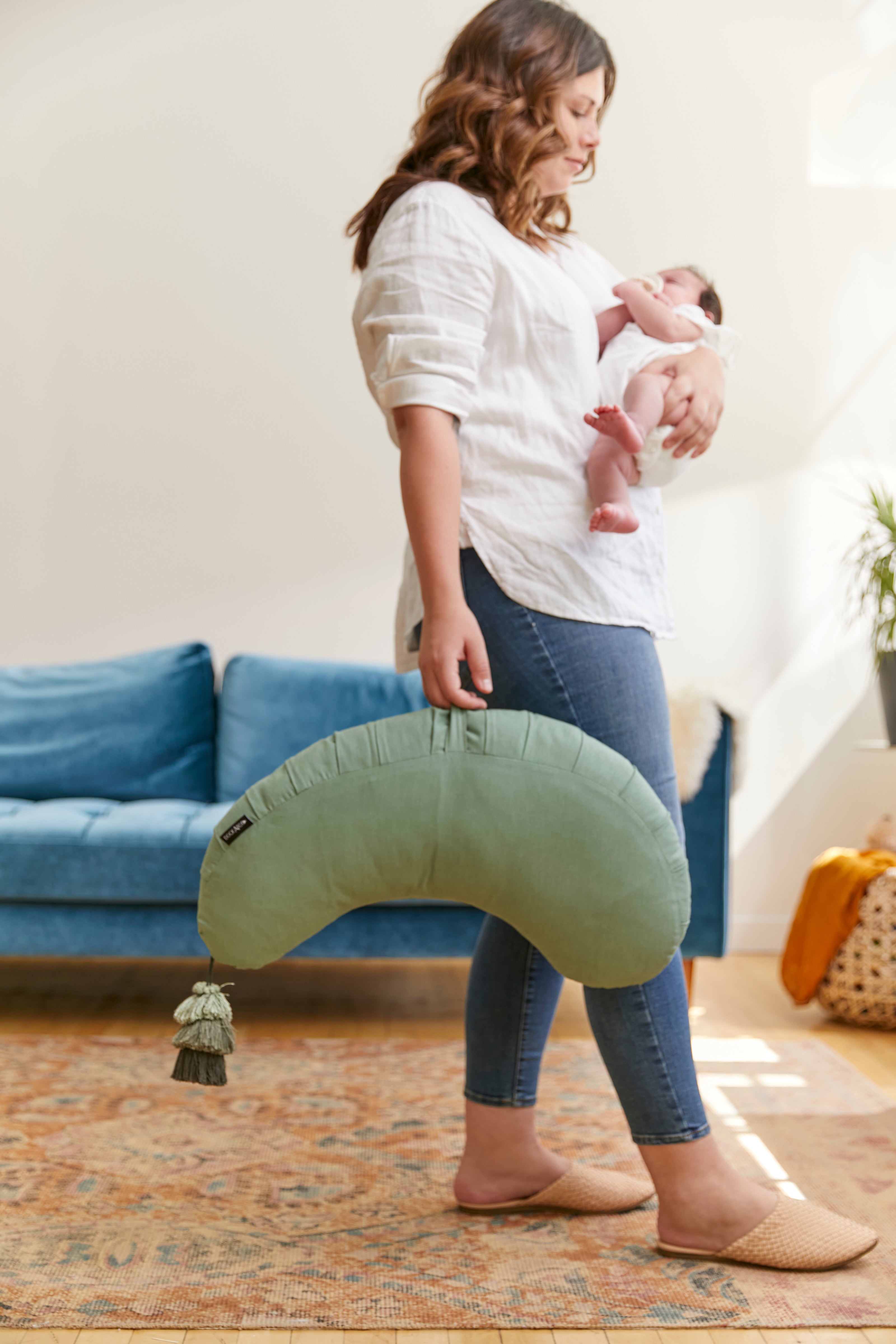 [ドッカトット] Nursing Pillow / ナーシングピロー (授乳クッション) - 無地