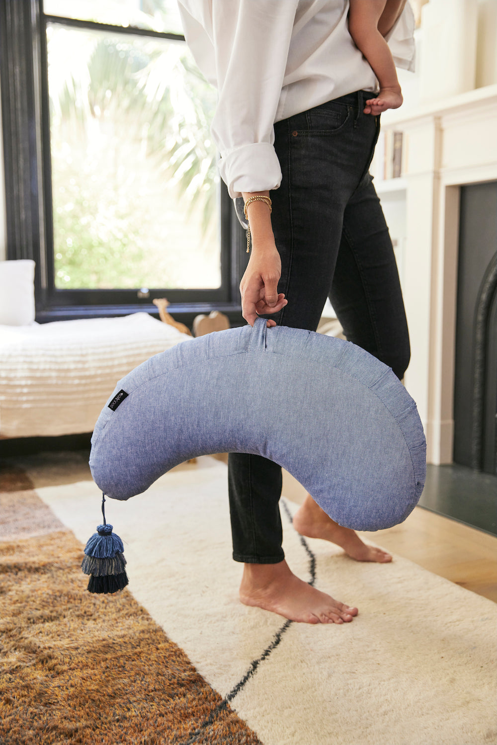 [ドッカトット] Nursing Pillow / ナーシングピロー (授乳クッション) - 無地