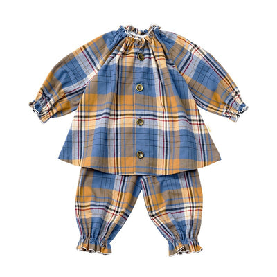 madras check / 110-120cm