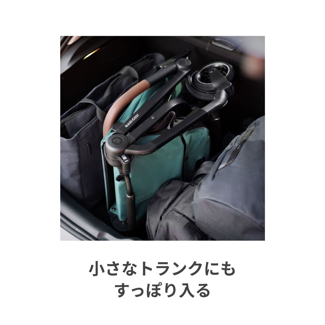 小さなトランクにもすっぽり入る