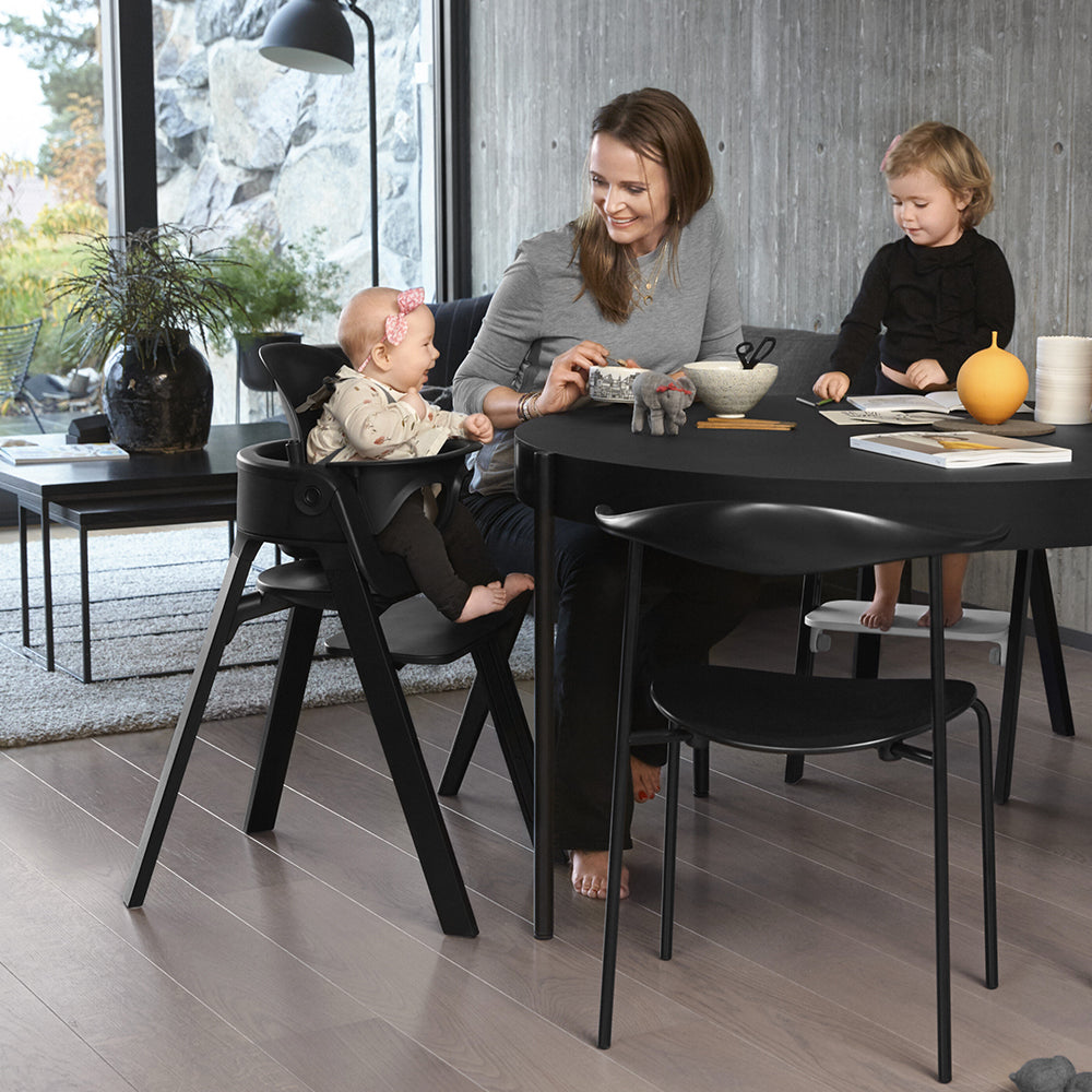 STOKKE ストッケ ステップスチェア ブラック（ストッケ] Steps