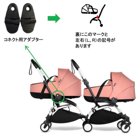[ストッケヨーヨー] YOYO / ヨーヨー  コネクト専用　バシネットアダプター