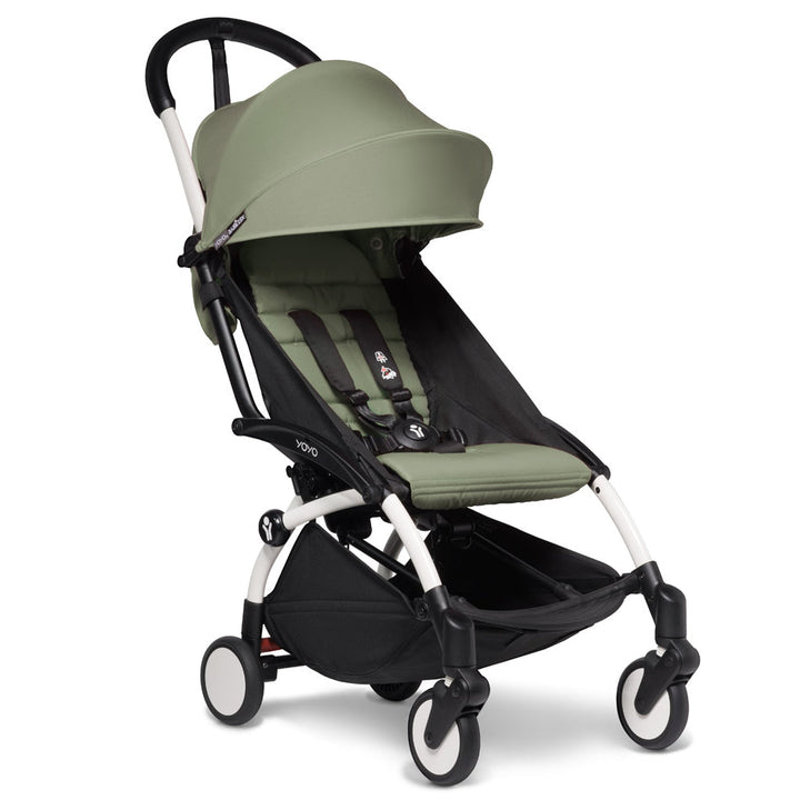 Yoyo ベビーカー ベージュ (ピンクカバーあり)折りたたみ式